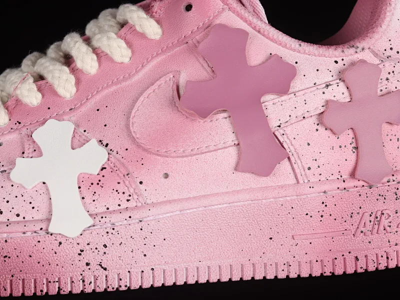 All categories Nk Air Force 1 Air Force series Nk Air Force 1 Low Chromehearts x Nk Air Force 1'07 Low Chromehearts co-branded custom Air Force 1 low-top casual sneakers DD8959-100